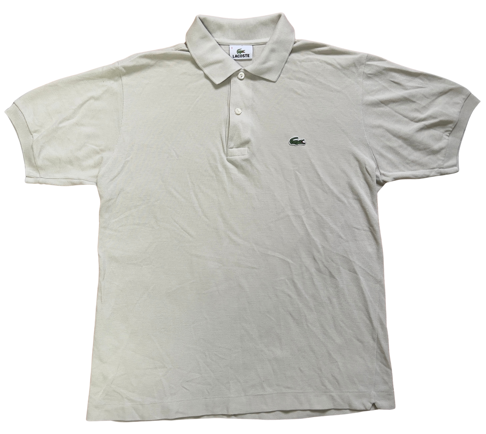 Lacoste Vintage Polo Shirt – Cream Beige