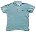 Vintage Lacoste Polo Shirt – Mint / Light Blue (Slim Fit)