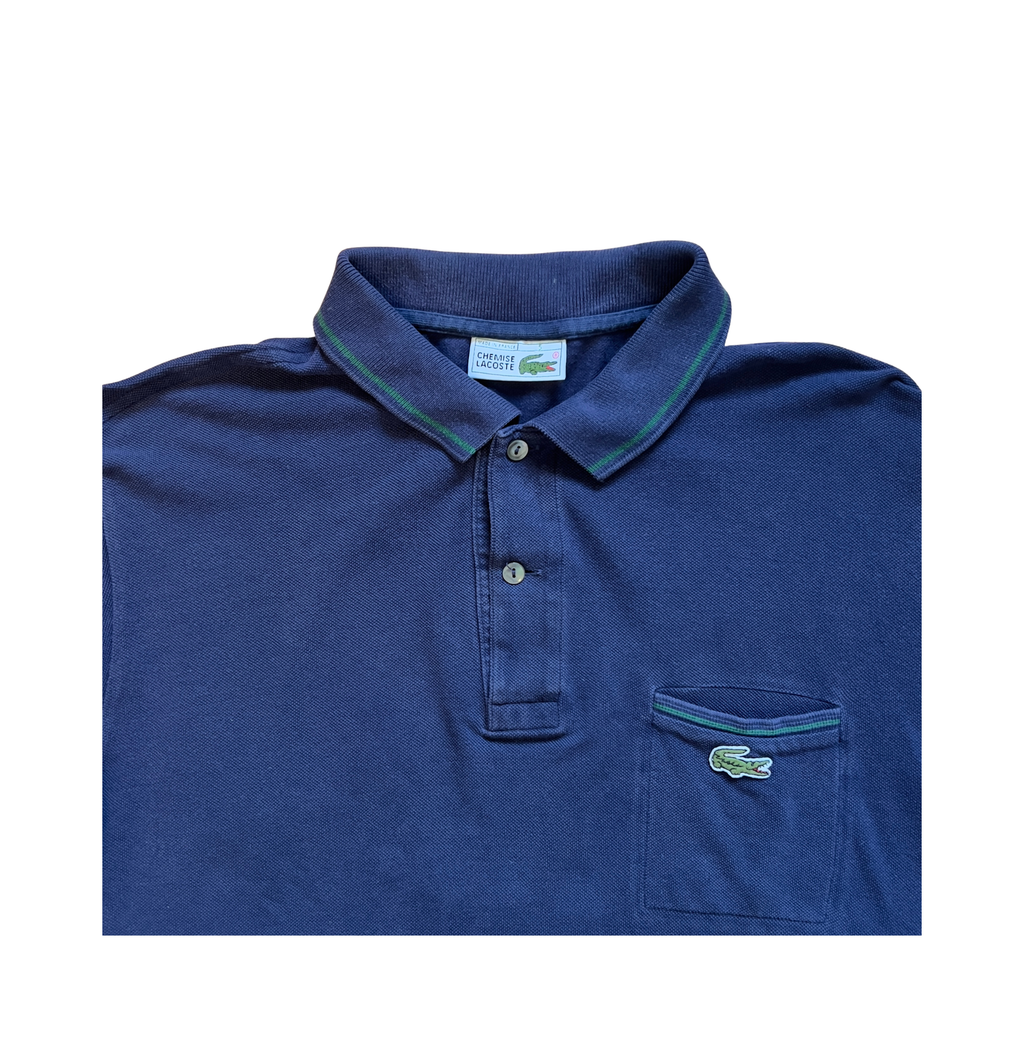 Lacoste Vintage Sweatshirt – Navy Pocket