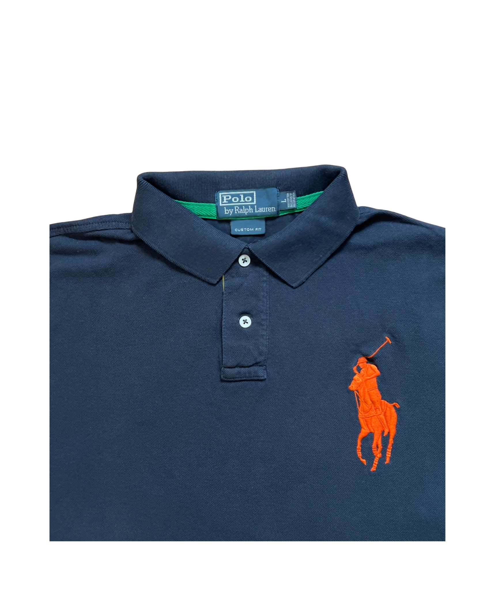 Polo Ralph Lauren Big Pony Polo – Navy / Orange / Green